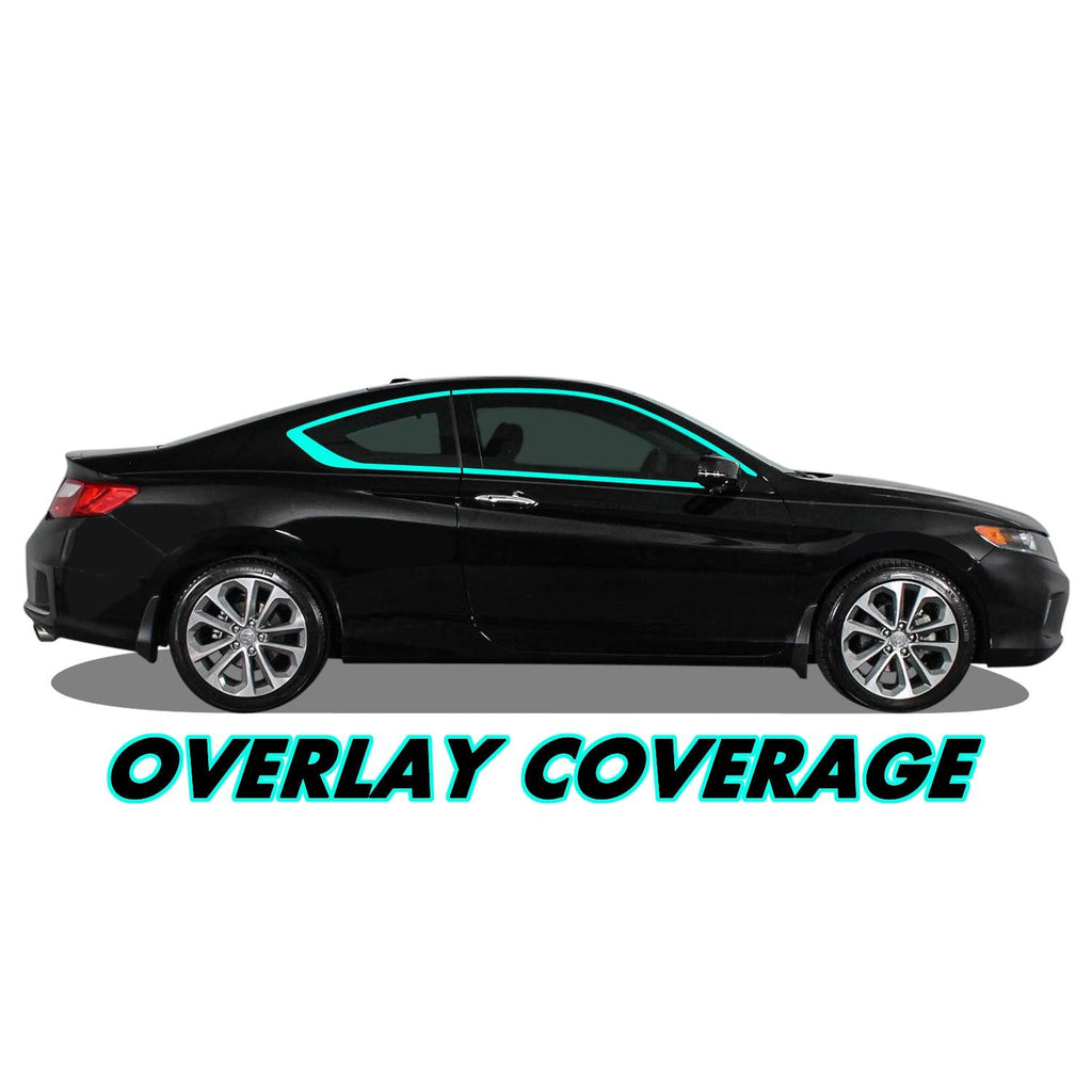 2013-2017 Honda Accord Coupe | Window Trim Chrome Delete PreCut Vinyl Wrap
