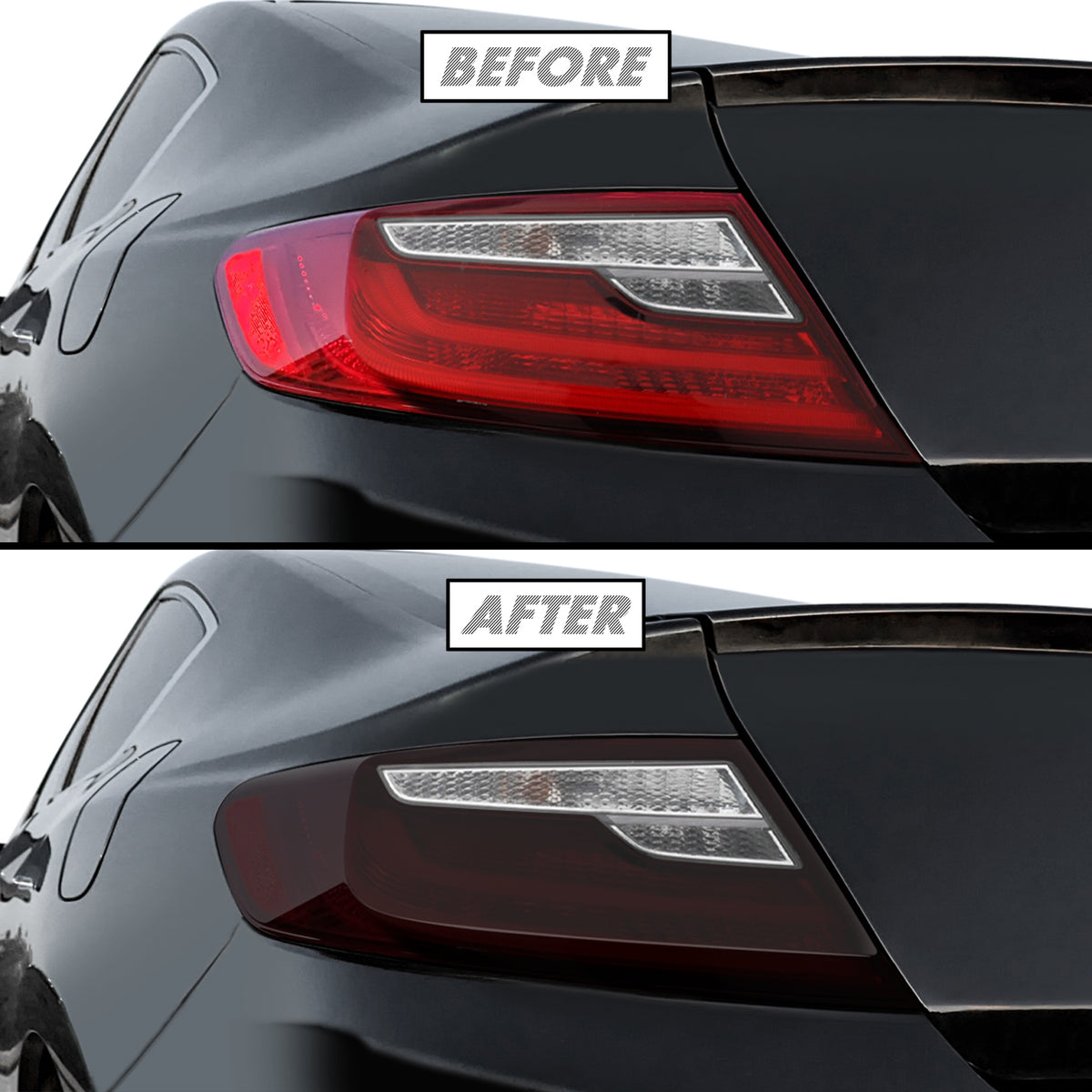 2016-2017 Honda Accord Coupe | Tail Light Cutout PreCut Tint Overlays