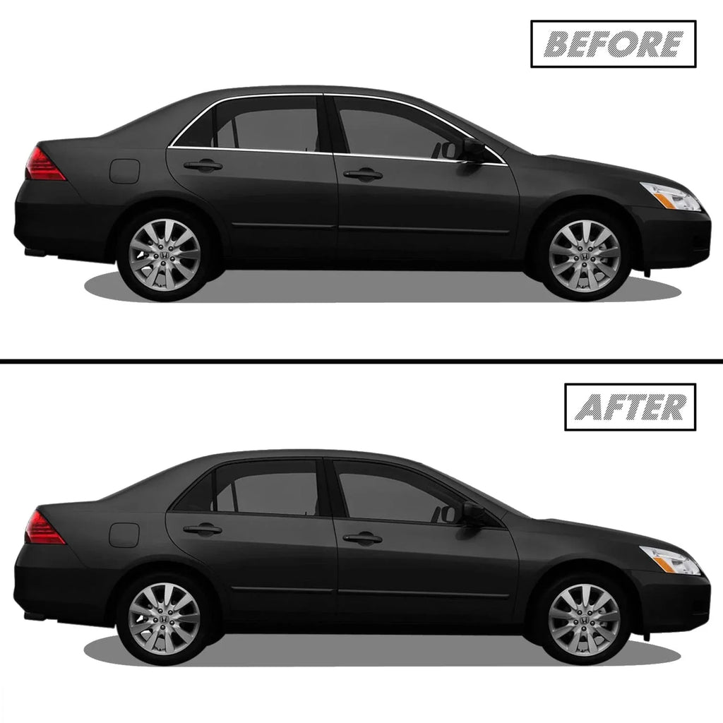 2003-2007 Honda Accord Sedan | Window Trim Chrome Delete PreCut Vinyl Wrap