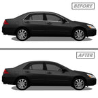 2003-2007 Honda Accord Sedan | Window Trim Chrome Delete PreCut Vinyl Wrap