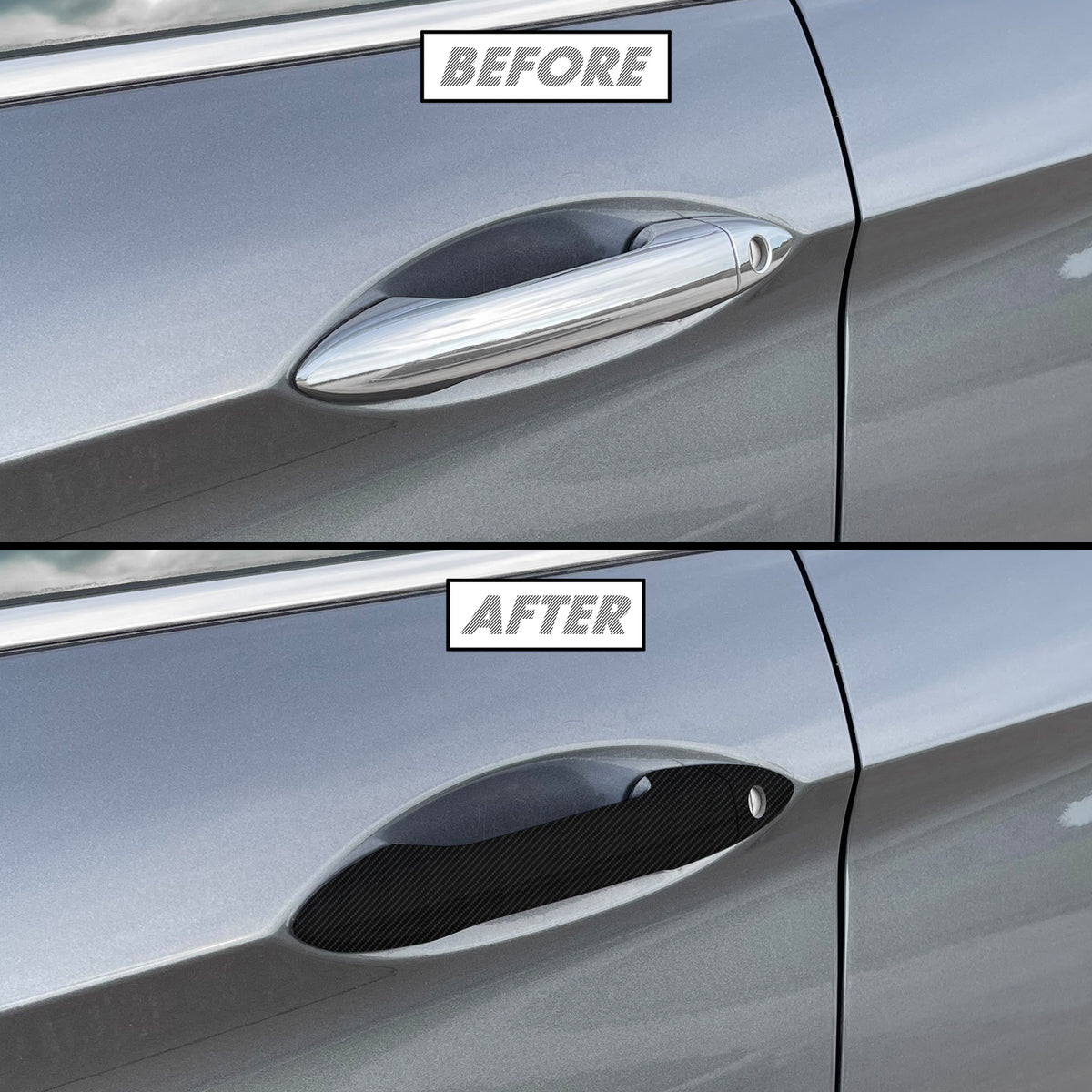 2016-2017 Honda Accord Sedan | Door Handle Chrome Delete PreCut Vinyl Wrap