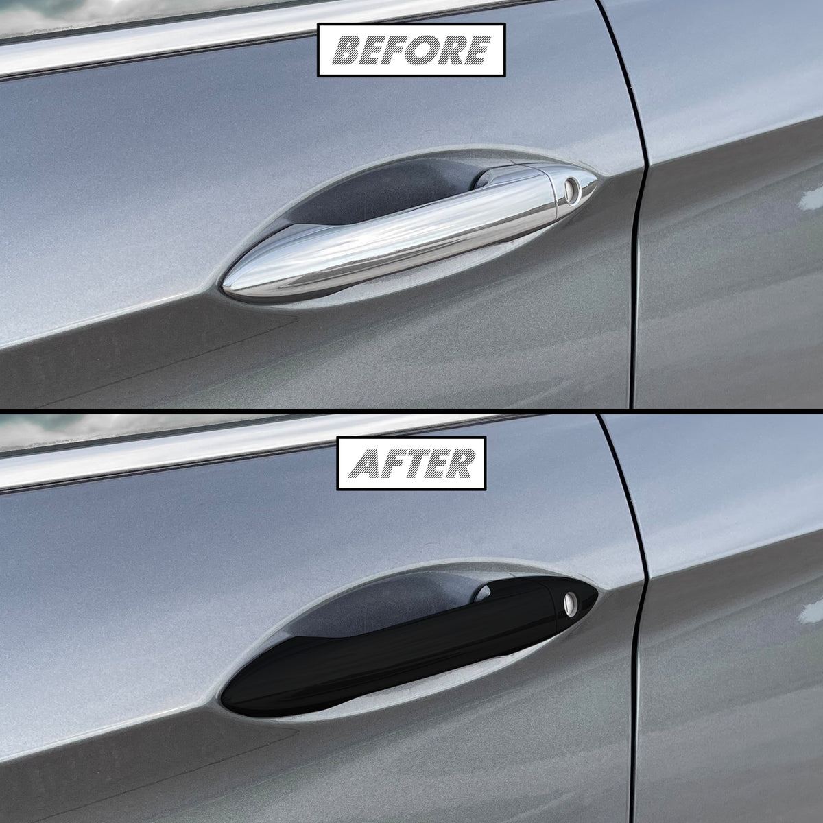 2016-2017 Honda Accord Sedan | Door Handle Chrome Delete PreCut Vinyl Wrap