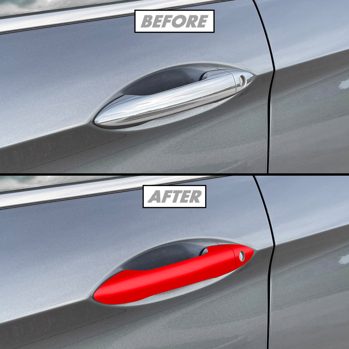 2016-2017 Honda Accord Sedan | Door Handle Chrome Delete PreCut Vinyl Wrap