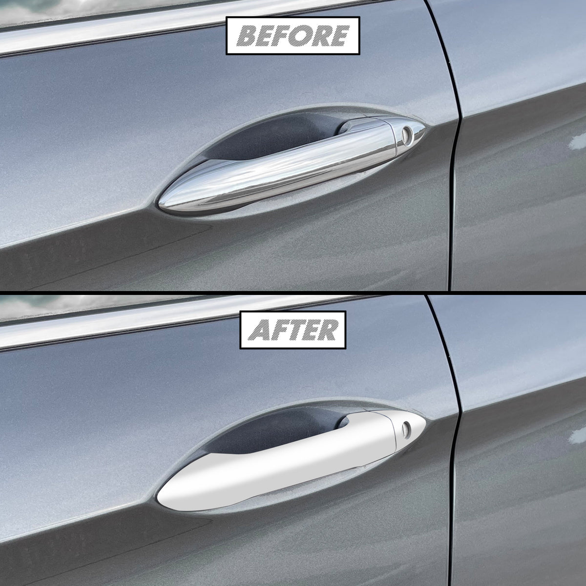 2016-2017 Honda Accord Sedan | Door Handle Chrome Delete PreCut Vinyl Wrap