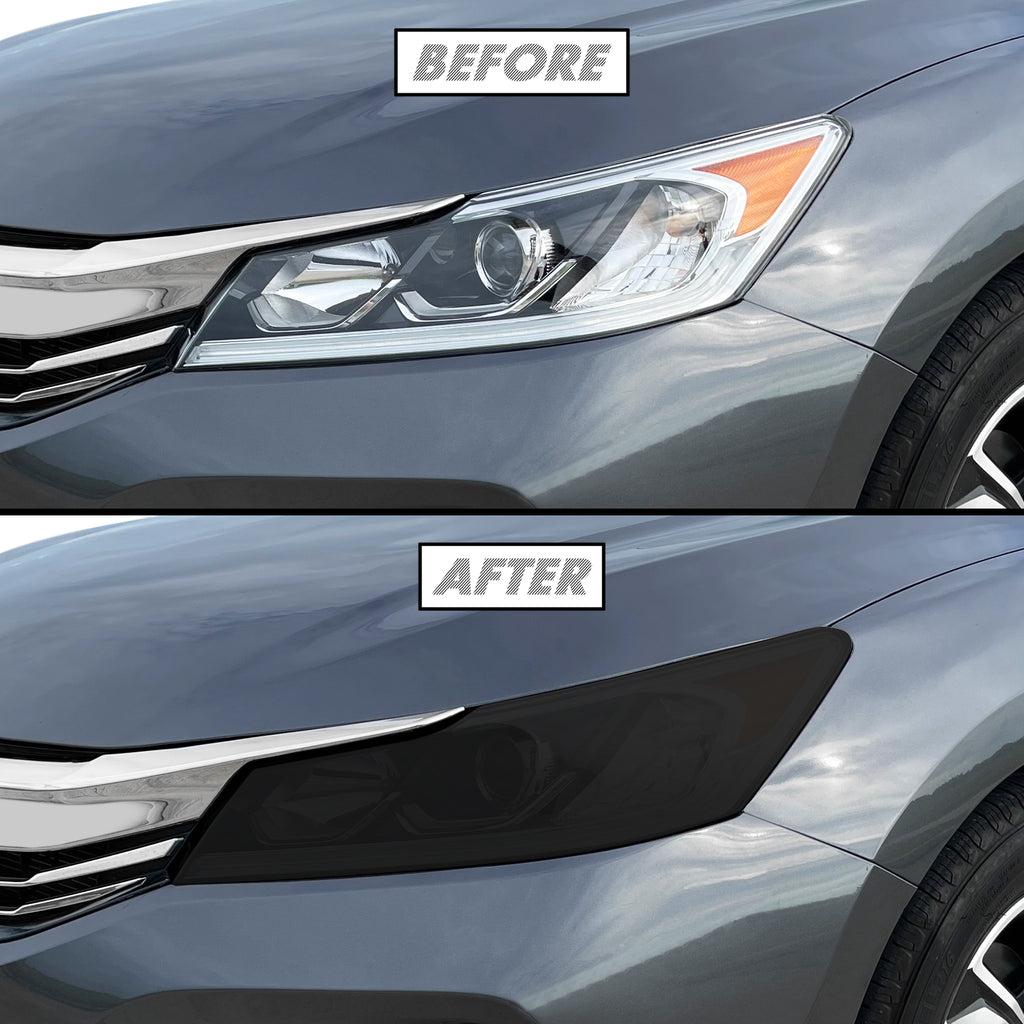 2016-2017 Honda Accord Sedan | Headlight PreCut Tint Overlays