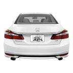 2016-2017 Honda Accord Sedan | Rear Bumper Diffuser Trim Chrome Delete PreCut Vinyl Wrap