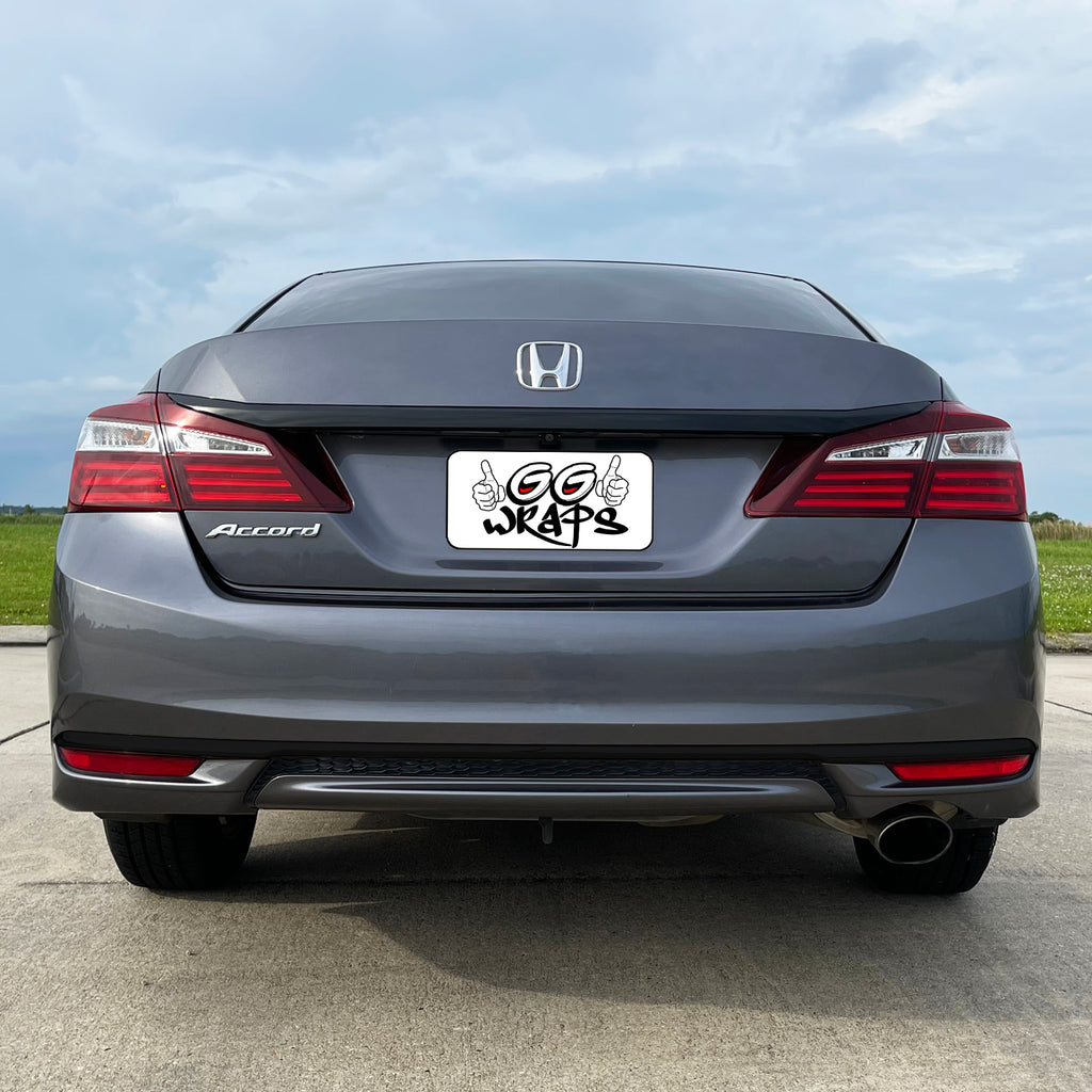 2016-2017 Honda Accord Sedan | Rear Bumper Diffuser Trim Chrome Delete PreCut Vinyl Wrap