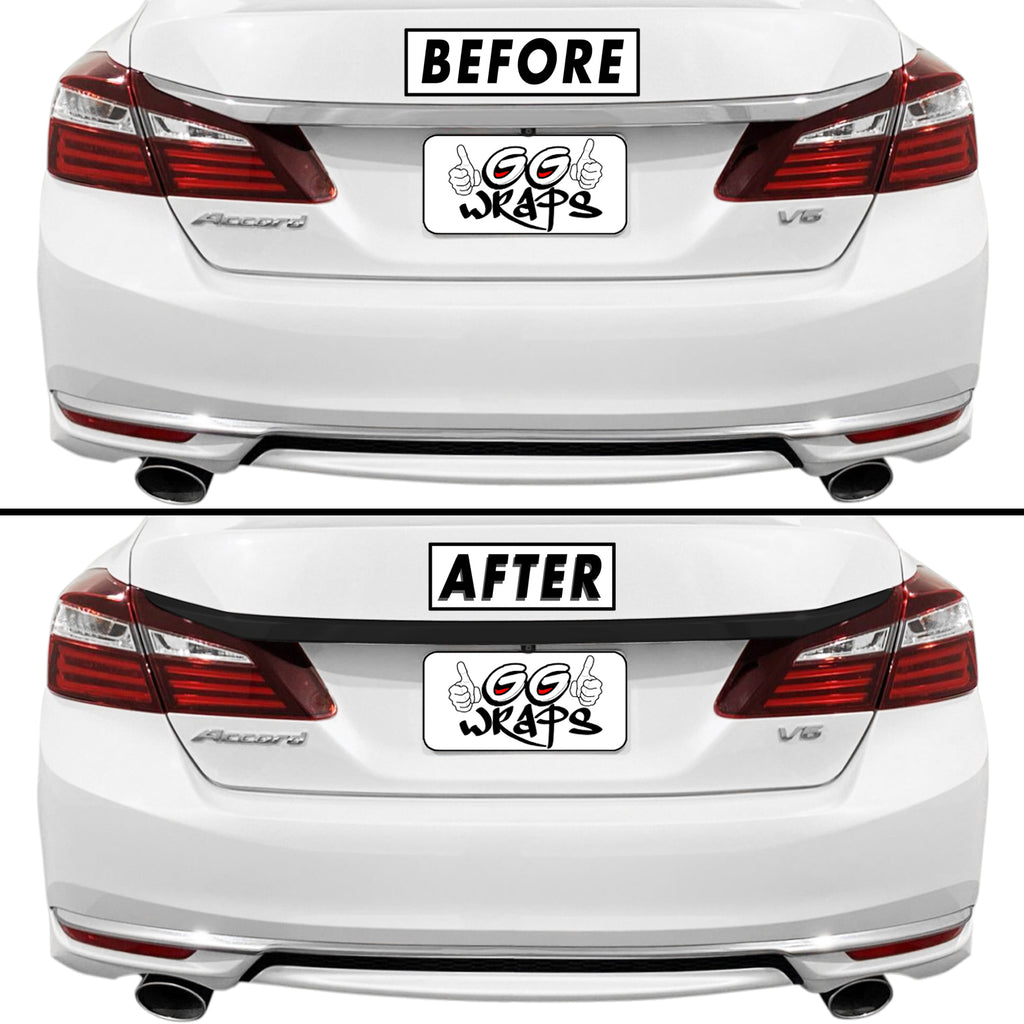 2016-2017 Honda Accord Sedan | Rear Trunk Trim Chrome Delete PreCut Vinyl Wrap