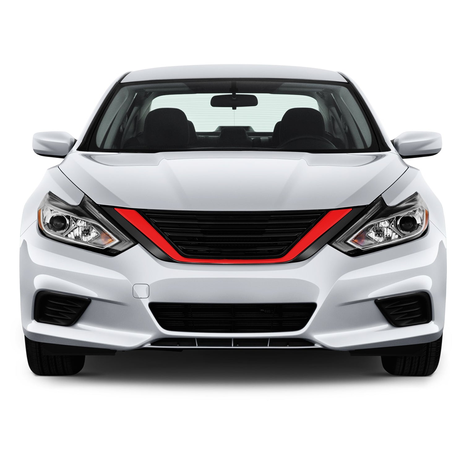 2016-2018 Nissan Altima | Front Grill Trim Chrome Delete PreCut Vinyl Wrap