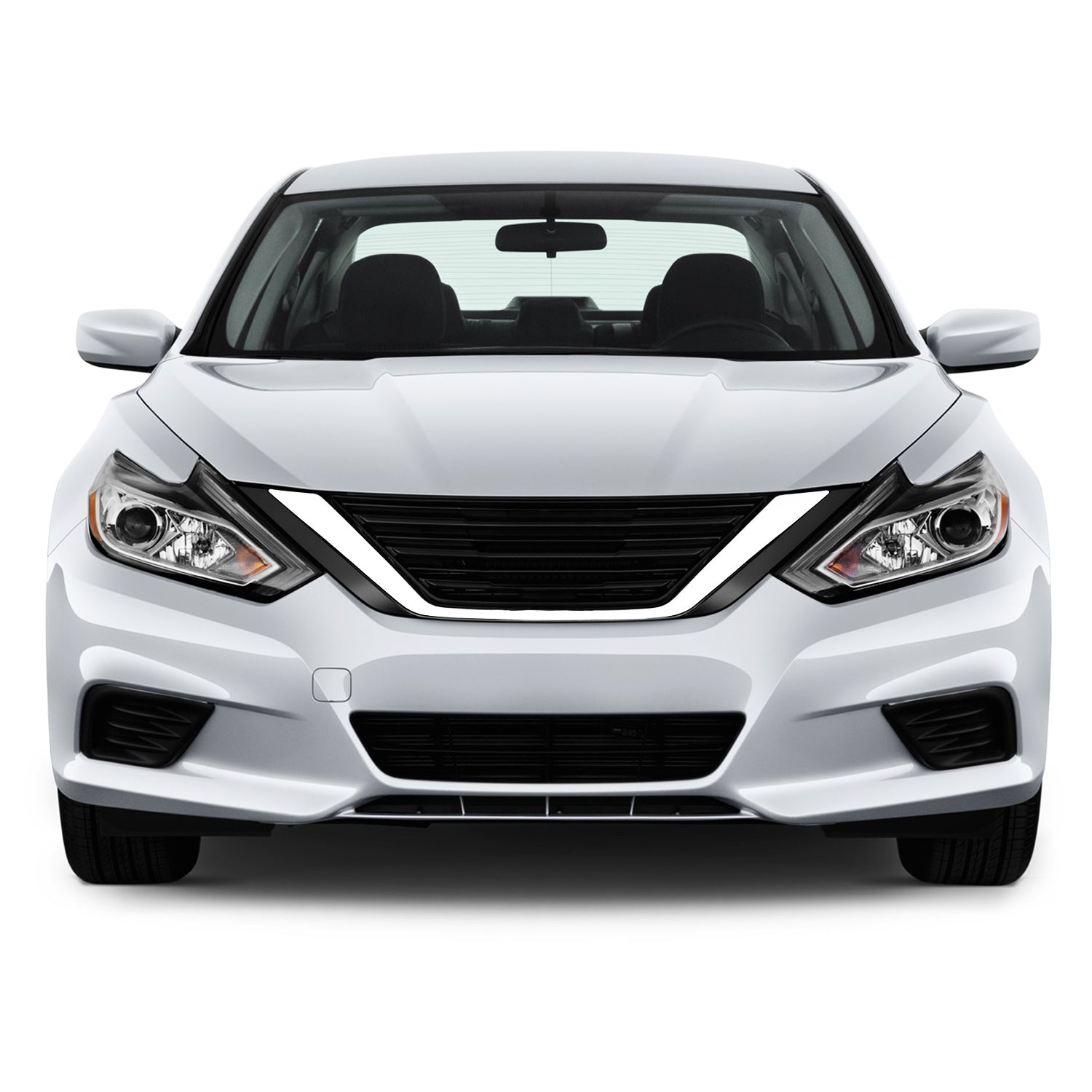 2016-2018 Nissan Altima | Front Grill Trim Chrome Delete PreCut Vinyl Wrap