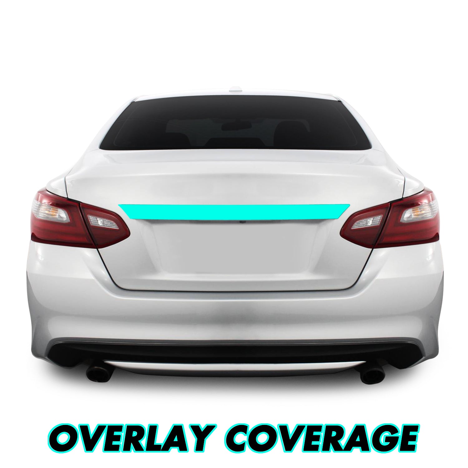 2016-2018 Nissan Altima | Rear Trunk Trim Chrome Delete PreCut Vinyl Wrap