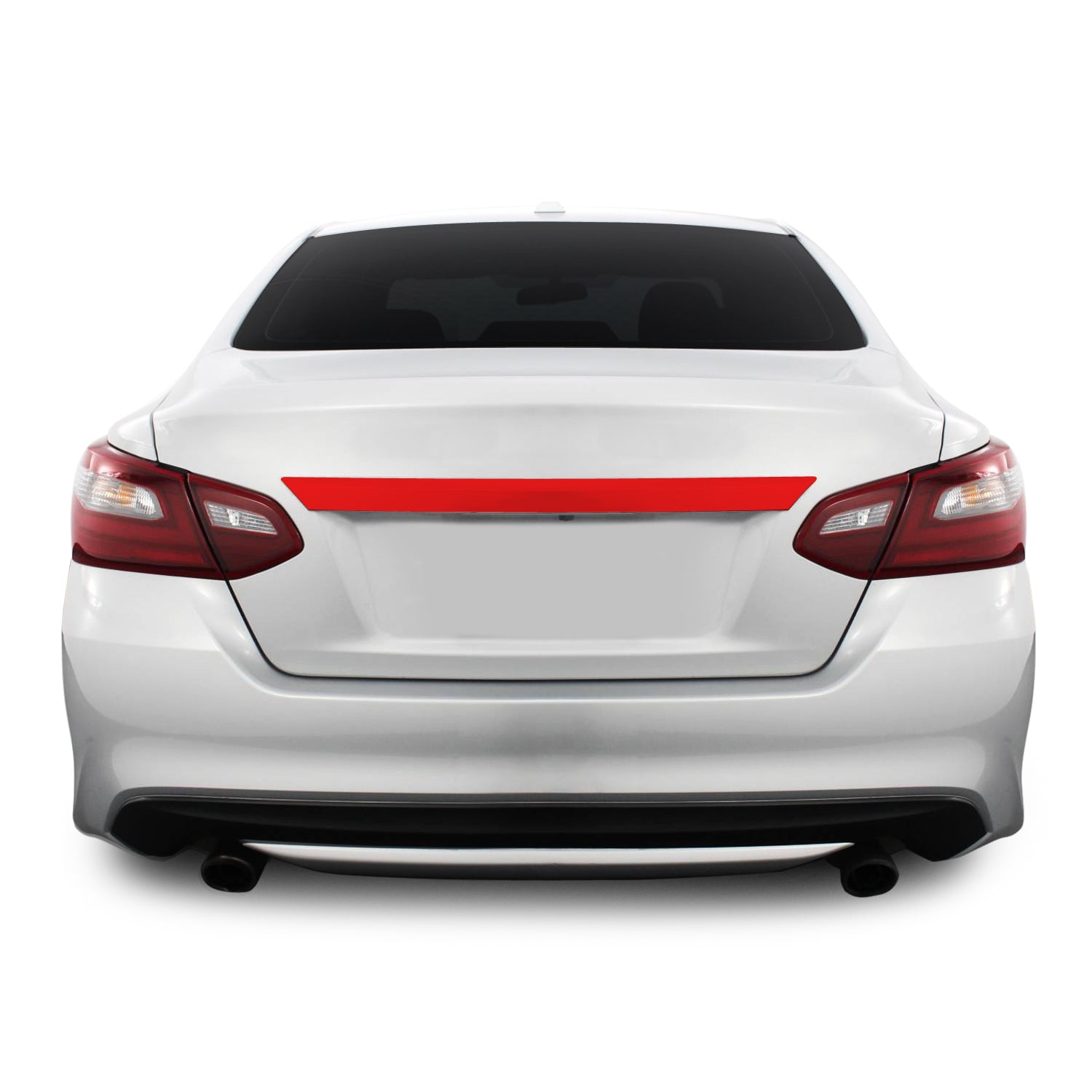 2016-2018 Nissan Altima | Rear Trunk Trim Chrome Delete PreCut Vinyl Wrap