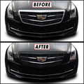 2015-2019 Cadillac ATS | Outer Front Grill Trim Chrome Delete PreCut Vinyl Wrap