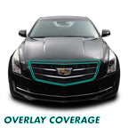 2015-2019 Cadillac ATS | Outer Front Grill Trim Chrome Delete PreCut Vinyl Wrap