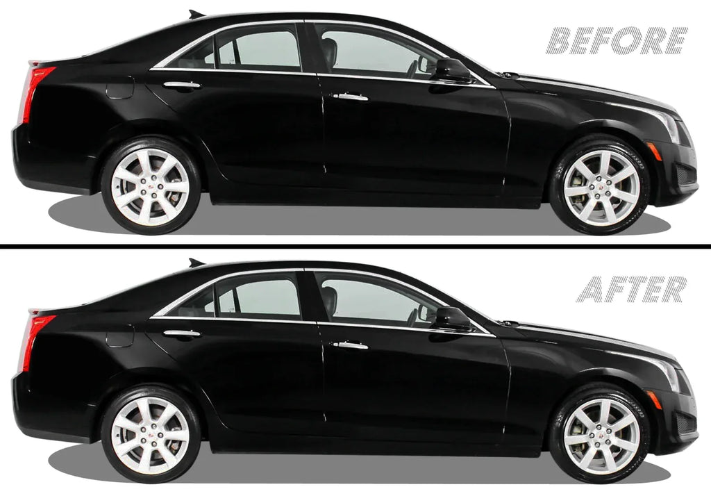 2013-2018 Cadillac ATS Sedan | Door Pillars PreCut Vinyl Wrap