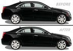 2013-2018 Cadillac ATS Sedan | Door Pillars PreCut Vinyl Wrap