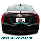 2013-2018 Cadillac ATS Sedan | Rear Trunk Trim Chrome Delete PreCut Vinyl Wrap
