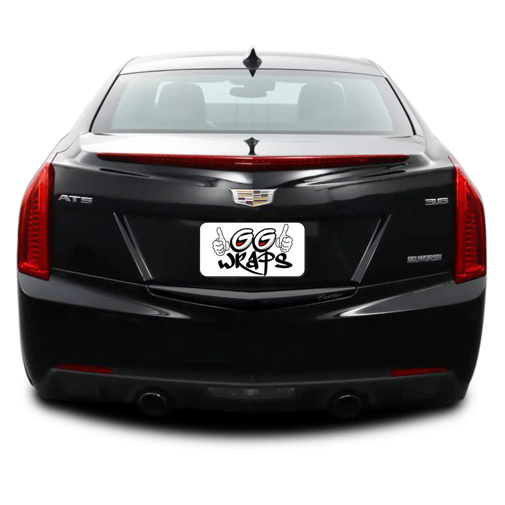 2013-2018 Cadillac ATS Sedan | Rear Trunk Trim Chrome Delete PreCut Vinyl Wrap