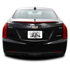 2013-2018 Cadillac ATS Sedan | Rear Trunk Trim Chrome Delete PreCut Vinyl Wrap