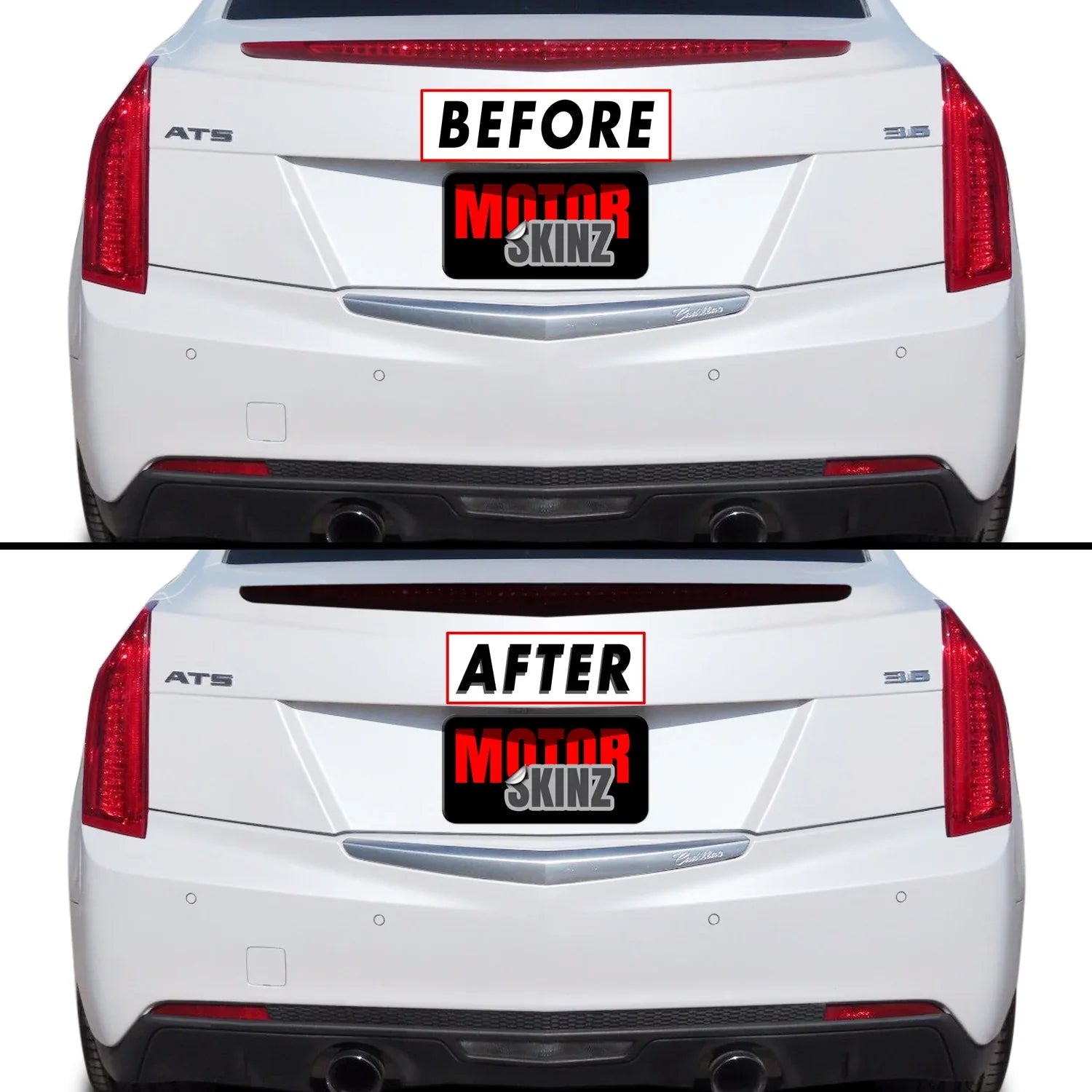 2013-2018 Cadillac ATS Sedan | Third Brake Light PreCut Tint Overlays