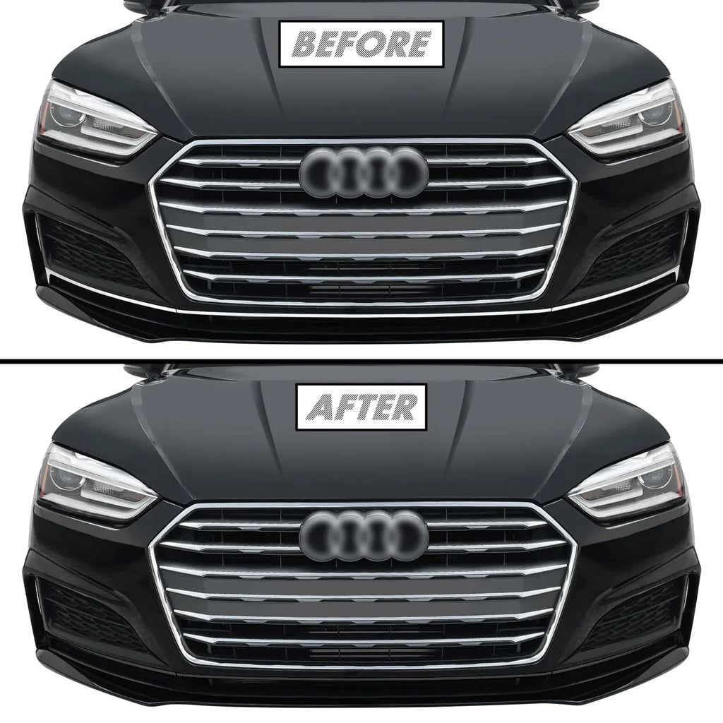 2018-2023 Audi A5 / S5 Coupe | Front Bumper Lower Lip Trim Chrome Delete PreCut Vinyl Wrap