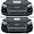 2018-2023 Audi A5 / S5 Coupe | Front Bumper Lower Lip Trim Chrome Delete PreCut Vinyl Wrap