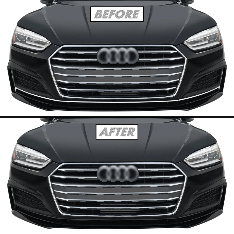 2018-2023 Audi A5 / S5 Coupe | Front Bumper Lower Lip Trim Chrome Delete PreCut Vinyl Wrap