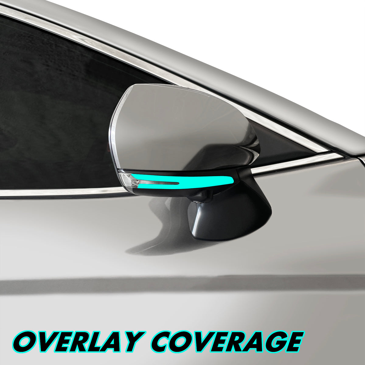 2025-2026 Toyota Camry | Mirror Trim Chrome Delete PreCut Vinyl Wrap