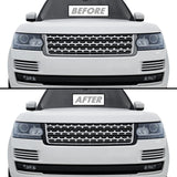 2014-2017 Land Rover Range Rover | Front Grill Trim Chrome Delete PreCut Vinyl Wrap