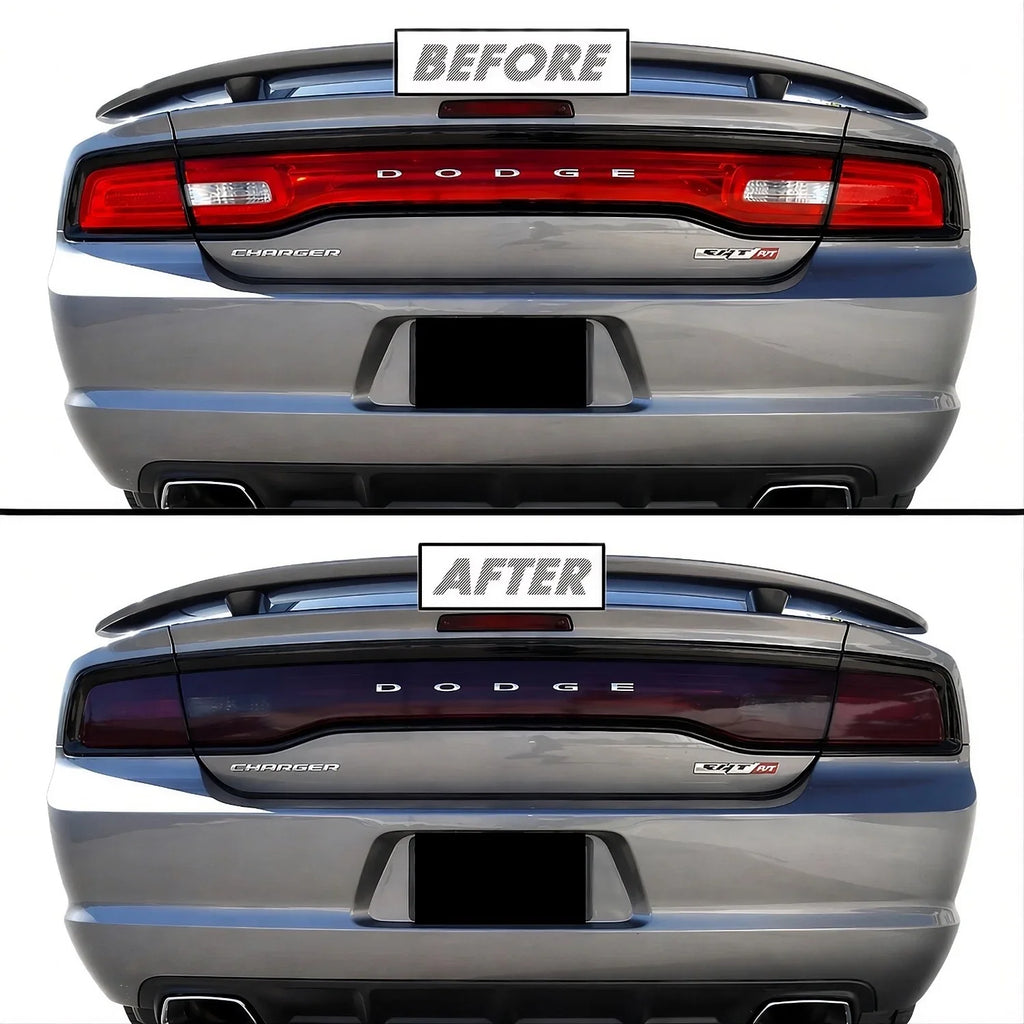 2011-2014 Dodge Charger | Tail Light PreCut Tint Overlays