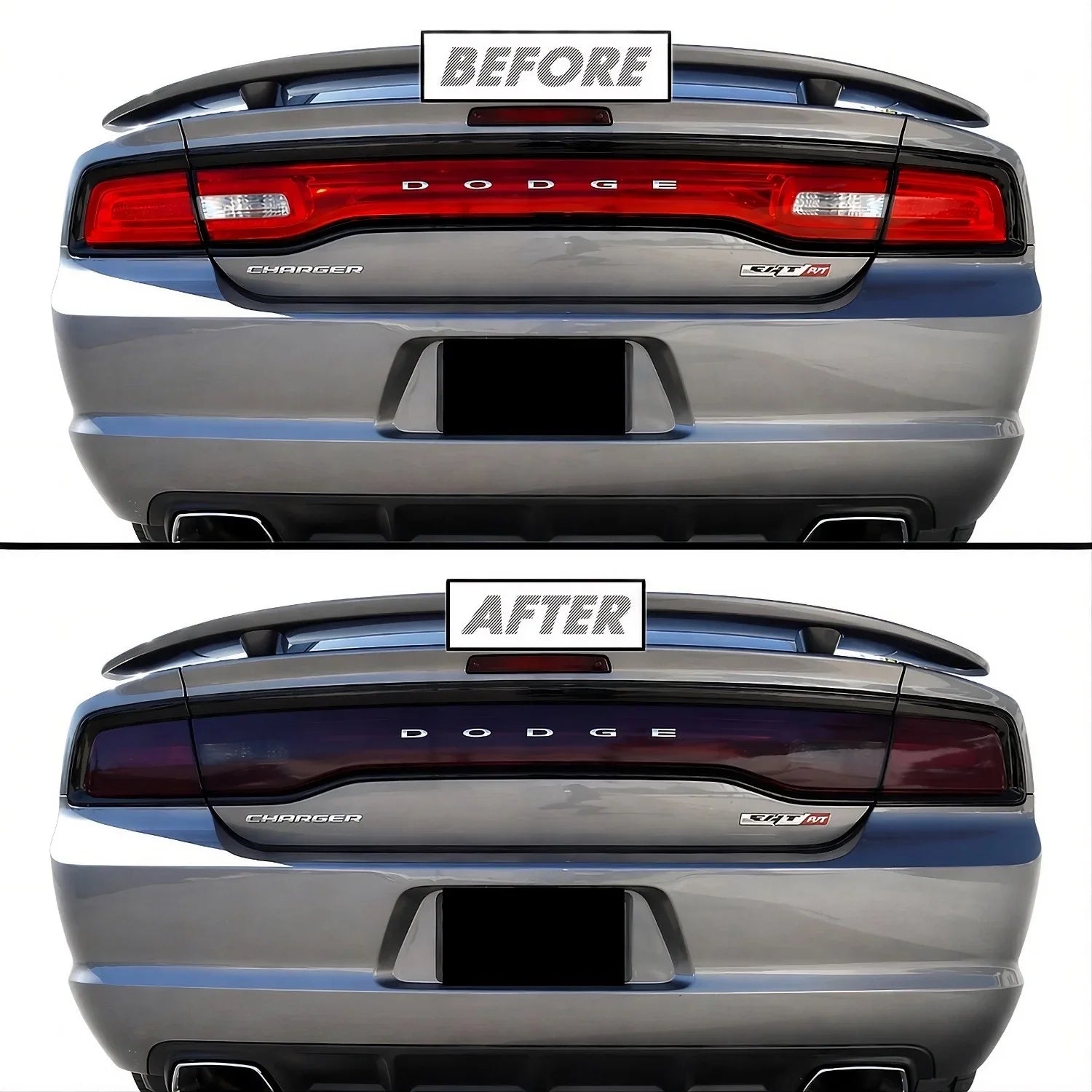 2011-2014 Dodge Charger | Tail Light PreCut Tint Overlays