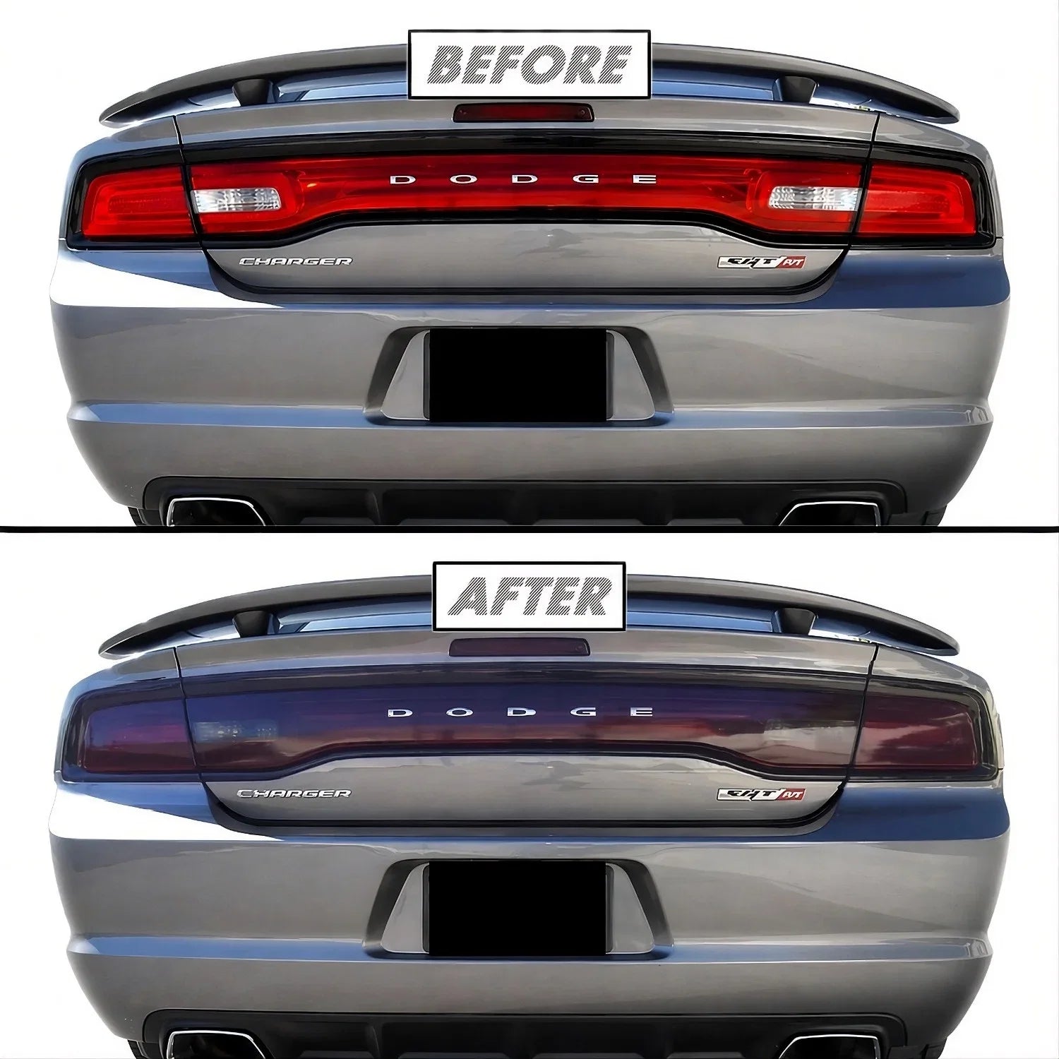 2011-2014 Dodge Charger | Tail Light PreCut Tint Overlays