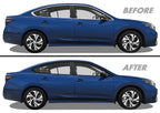 2020-2022 Subaru Legacy | Window Trim Chrome Delete PreCut Vinyl Wrap