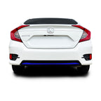 2019-2021 Honda Civic | Rear Bumper Diffuser Trim Chrome Delete PreCut Vinyl Wrap