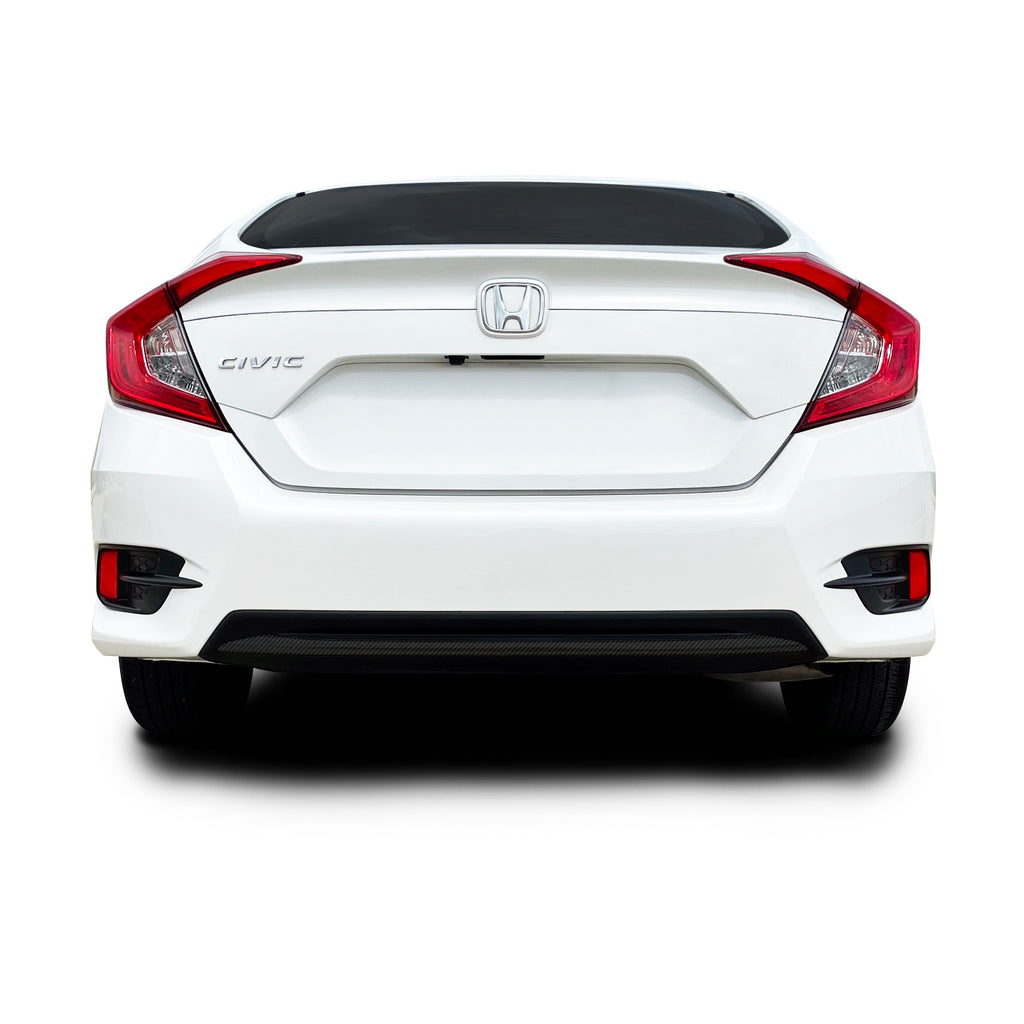 2019-2021 Honda Civic | Rear Bumper Diffuser Trim Chrome Delete PreCut Vinyl Wrap