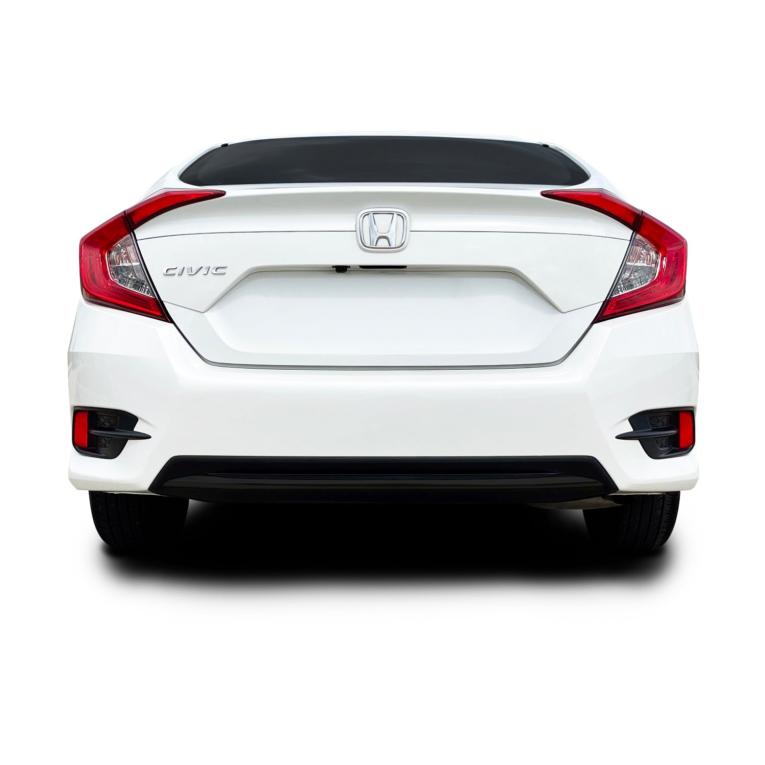 2019-2021 Honda Civic | Rear Bumper Diffuser Trim Chrome Delete PreCut Vinyl Wrap