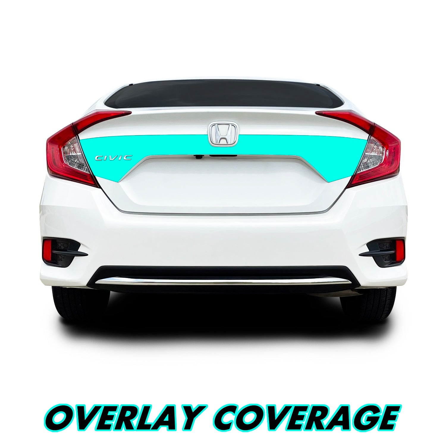 2019-2021 Honda Civic Sedan | Trunk Fascia Accent PreCut Vinyl Wrap