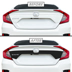 2019-2021 Honda Civic Sedan | Trunk Fascia Accent PreCut Vinyl Wrap