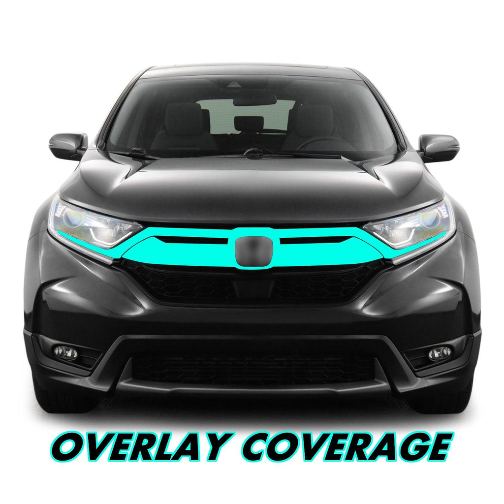 2017-2019 Honda CR-V | Front Grill Trim Chrome Delete PreCut Vinyl Wrap