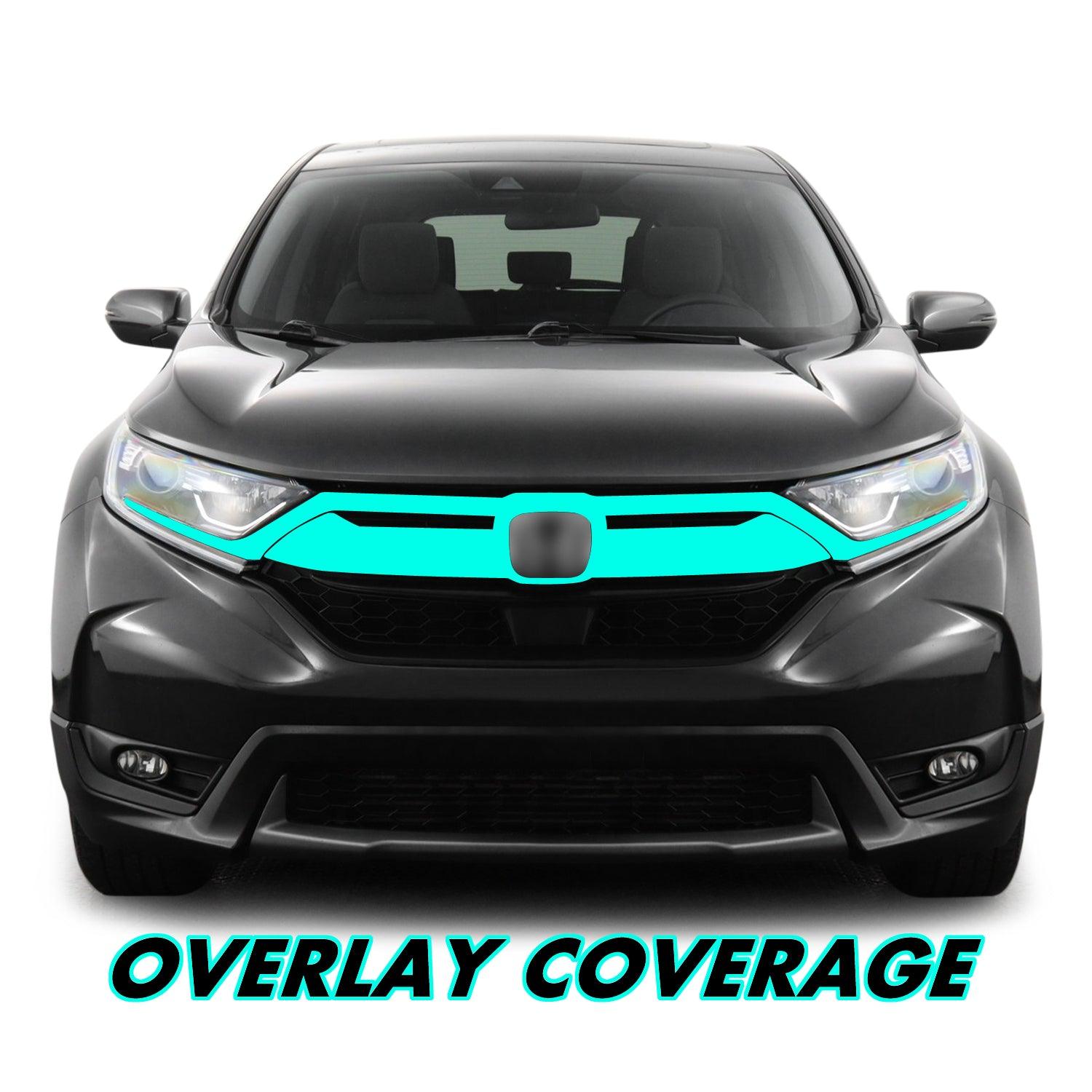 2017-2019 Honda CR-V | Front Grill Trim Chrome Delete PreCut Vinyl Wrap