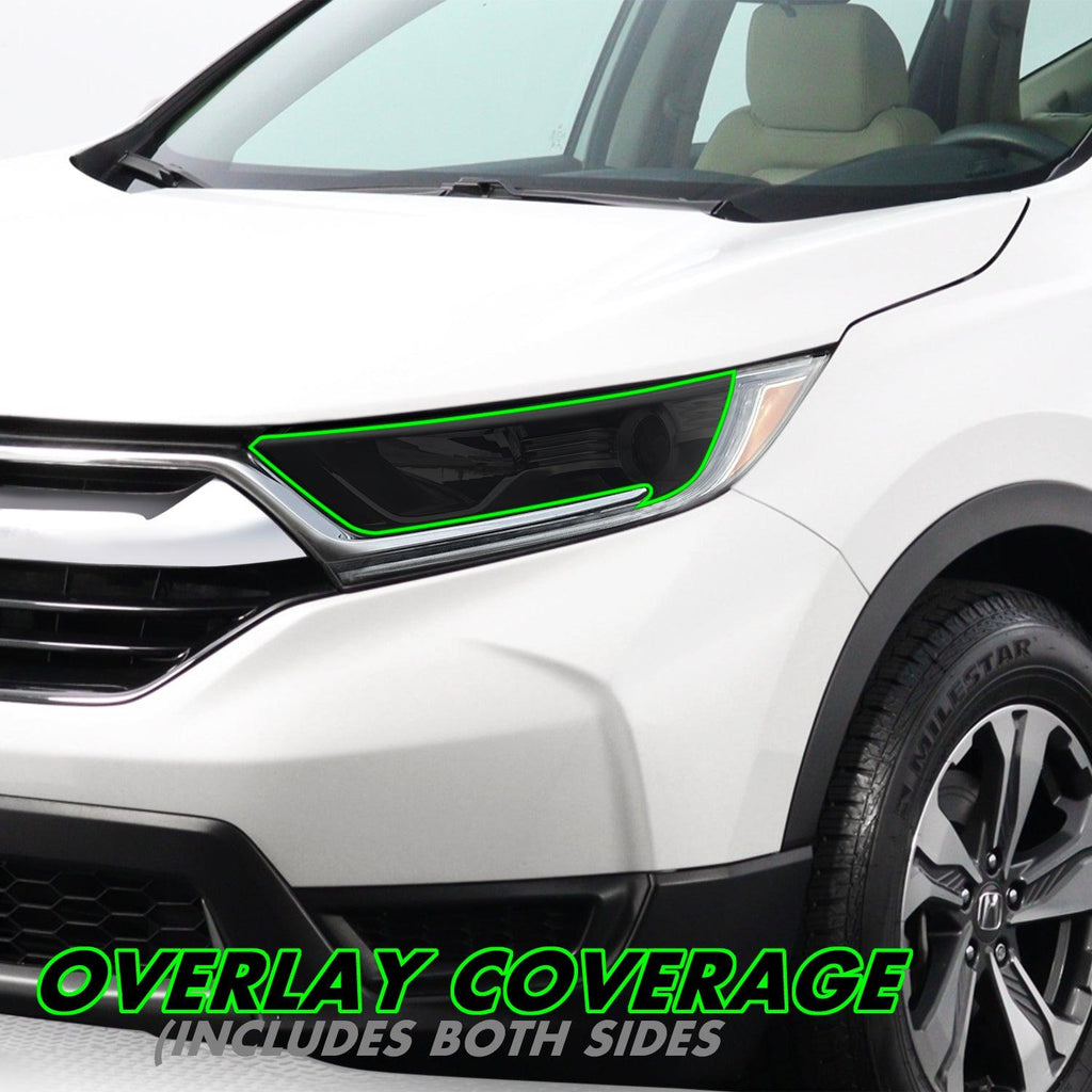 2017-2022 Honda CR-V | Headlight Cutout PreCut Tint Overlays
