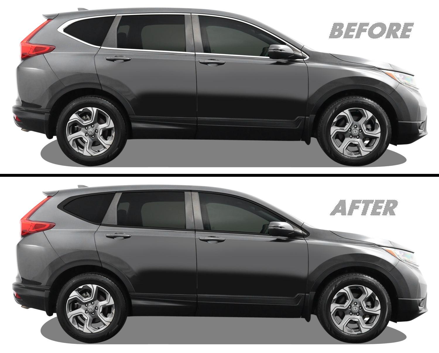 2017-2022 Honda CR-V | Window Trim Chrome Delete PreCut Vinyl Wrap