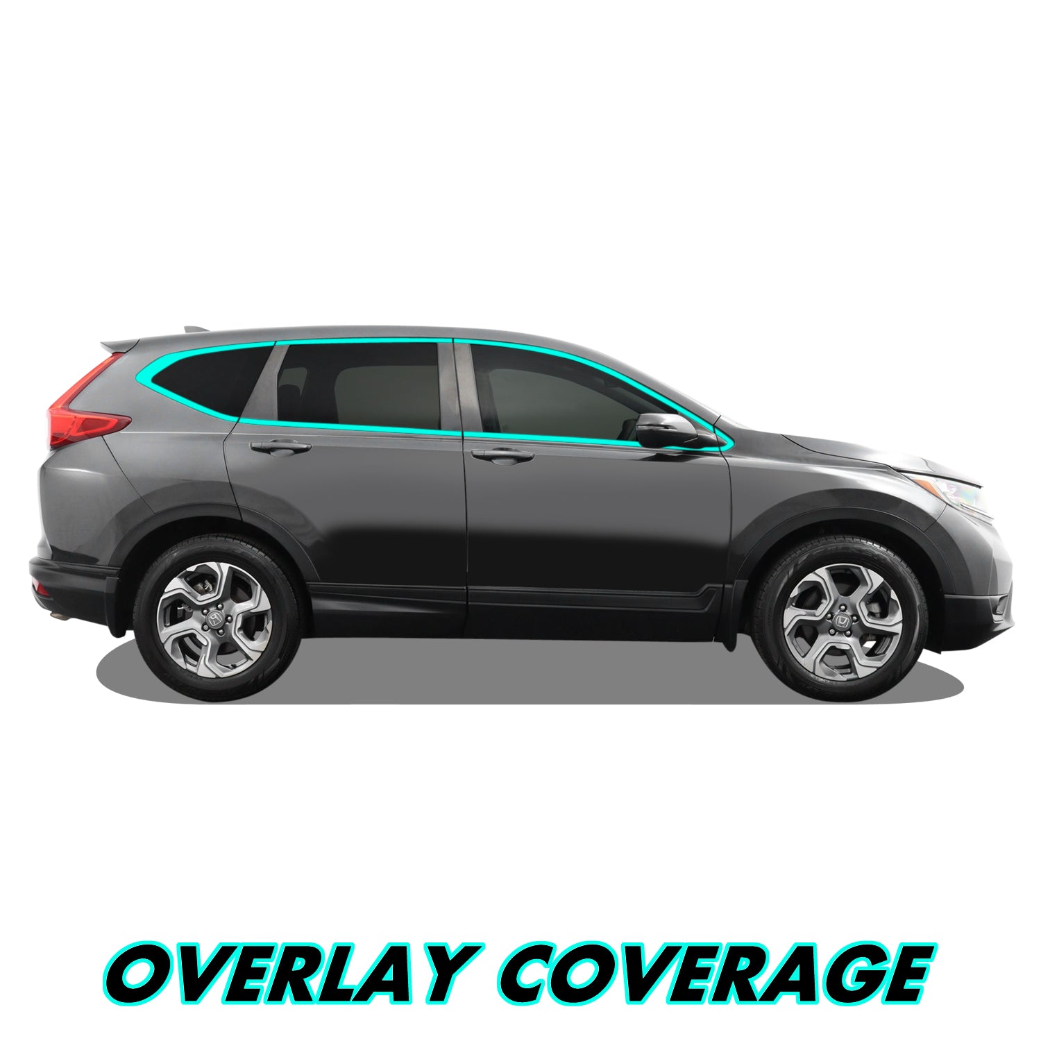 2017-2022 Honda CR-V | Window Trim Chrome Delete PreCut Vinyl Wrap