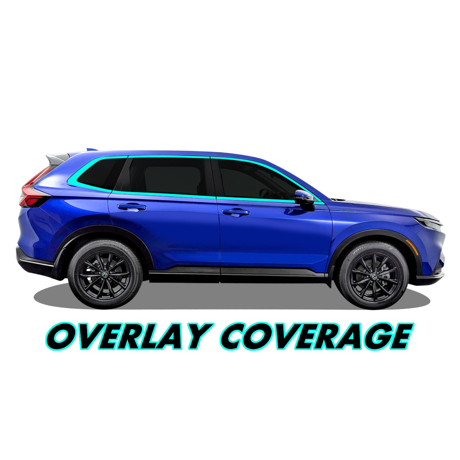 2023-2026 Honda CR-V | Window Trim Chrome Delete PreCut Vinyl Wrap