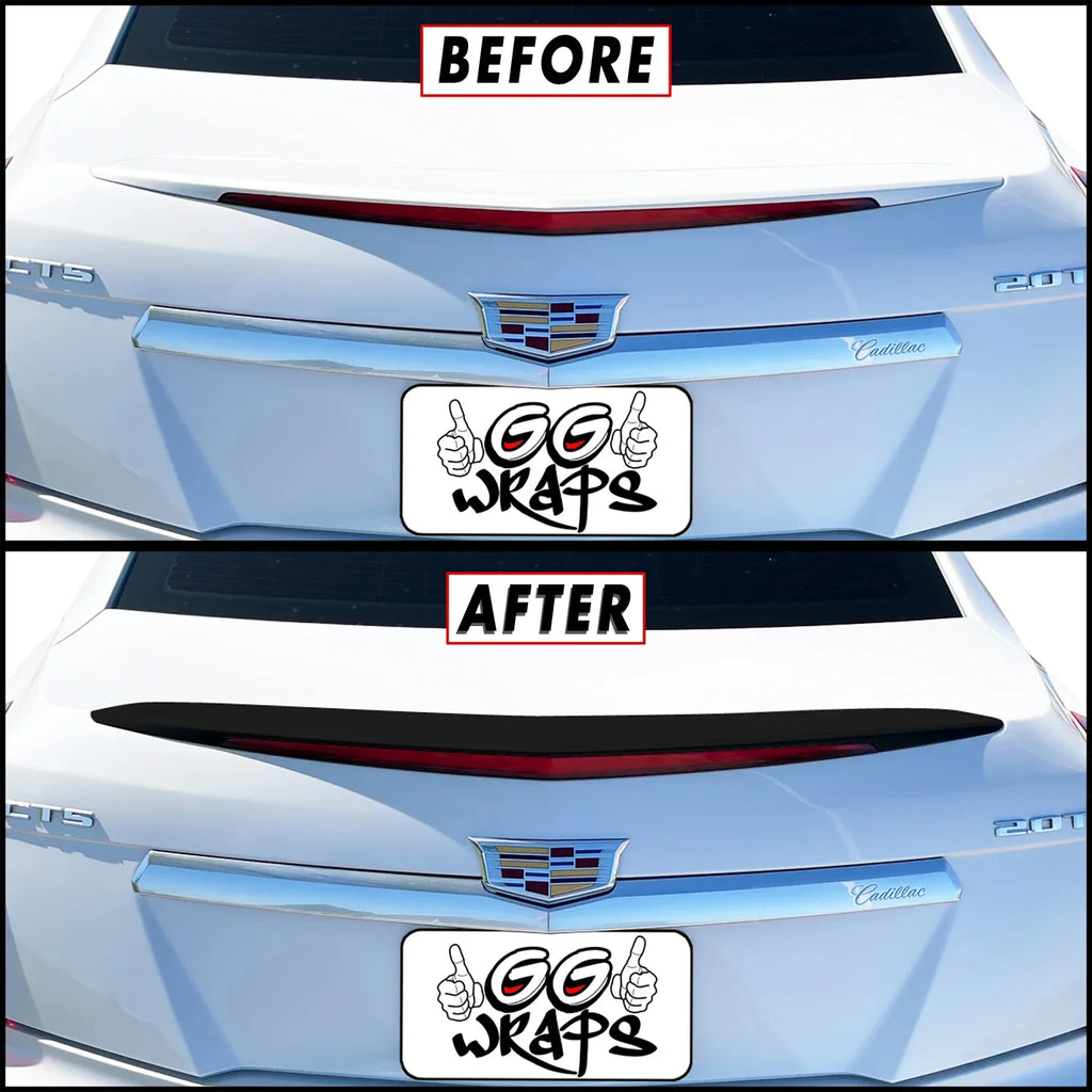 2014-2019 Cadillac CTS | Trunk Spoiler Accent PreCut Vinyl Wrap