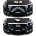 2015-2019 Cadillac CTS | Inner Front Grill Trim Chrome Delete PreCut Vinyl Wrap