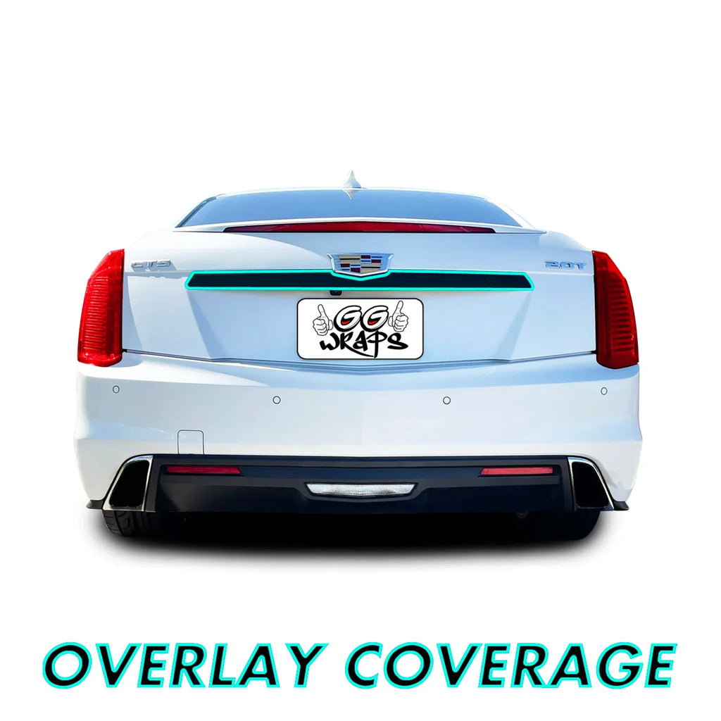 2015-2019 Cadillac CTS | Rear Trunk Trim Chrome Delete PreCut Vinyl Wrap