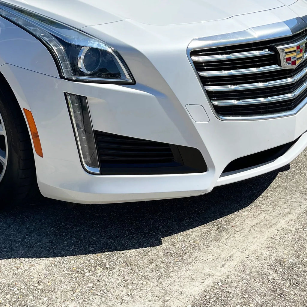2014-2019 Cadillac CTS Sedan | Fog Light Trim Chrome Delete PreCut Vinyl Wrap