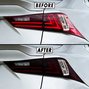 2014-2016 Lexus IS | Tail Light Cutout PreCut Tint Overlays