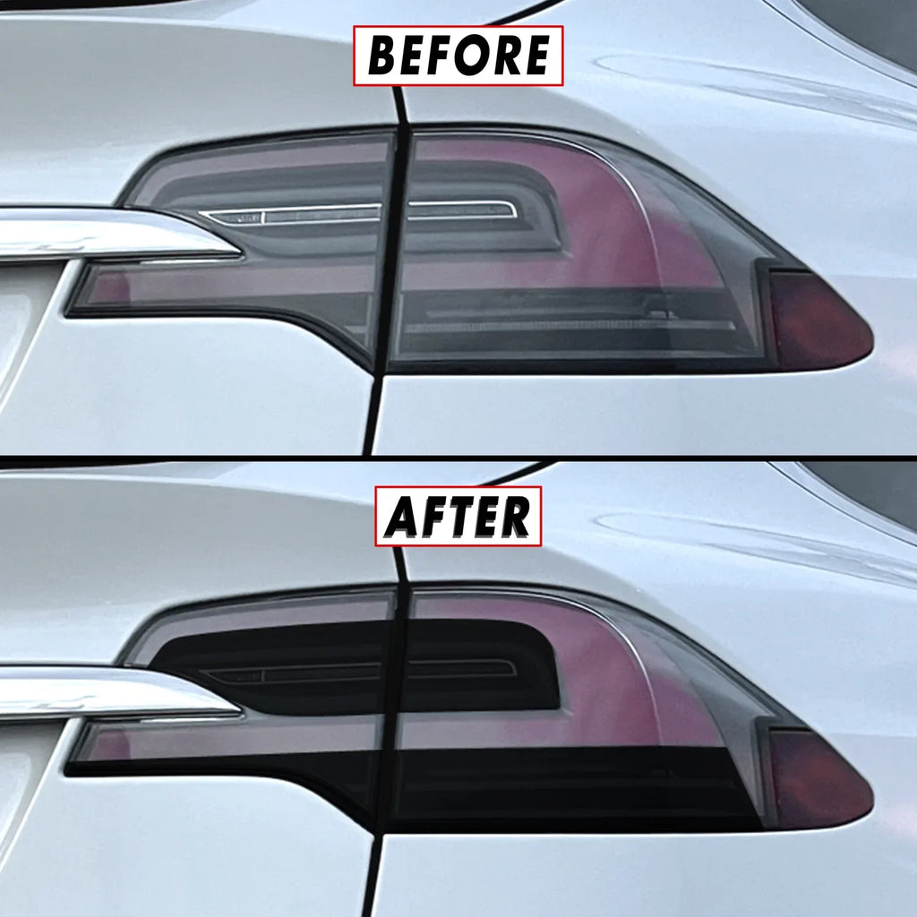 2016-2021 Tesla Model X | Tail Light Cutout PreCut Tint Overlays